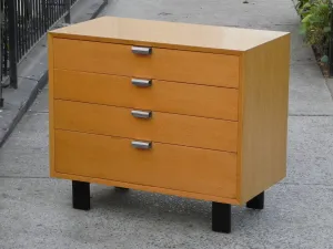 Restored George Nelson Herman Miller Compact Dresser in Combed Oak, Primavera Line