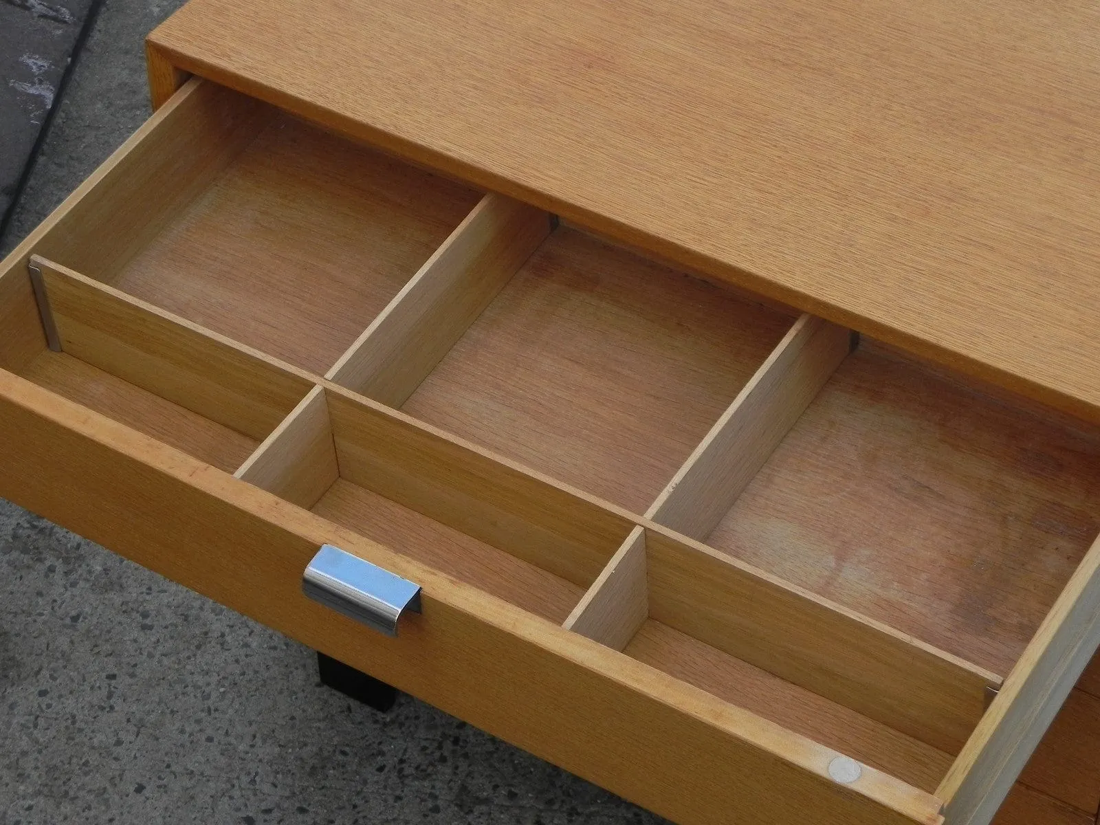 Restored George Nelson Herman Miller Compact Dresser in Combed Oak, Primavera Line