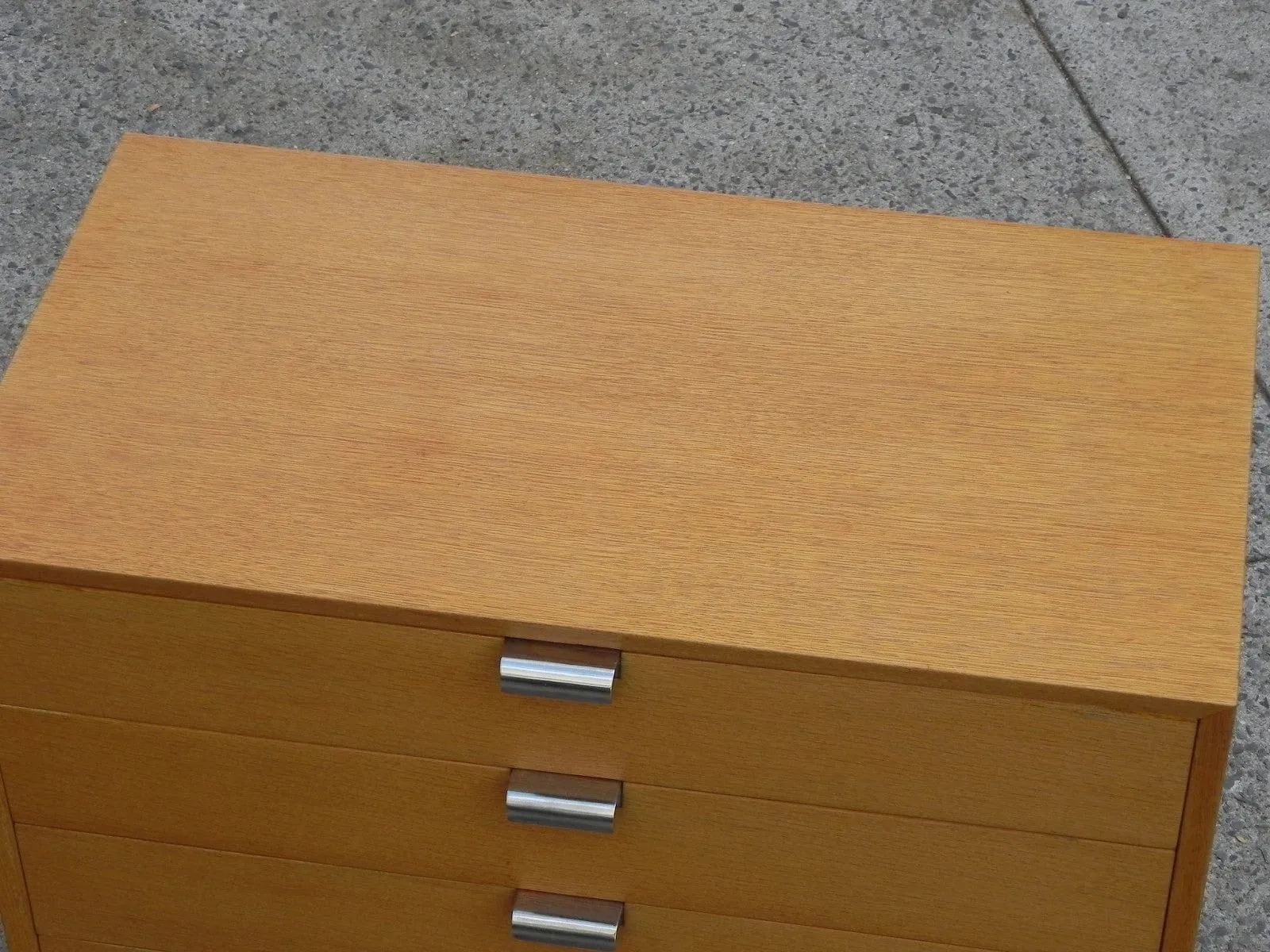 Restored George Nelson Herman Miller Compact Dresser in Combed Oak, Primavera Line