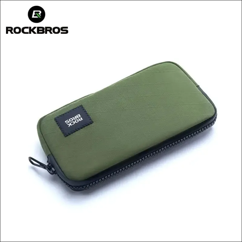Rockbros cycling phone bag - lightweight portable hand bag for coins and wallet - 0.15l capacity