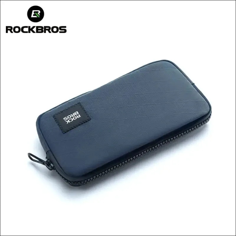 Rockbros cycling phone bag - lightweight portable hand bag for coins and wallet - 0.15l capacity