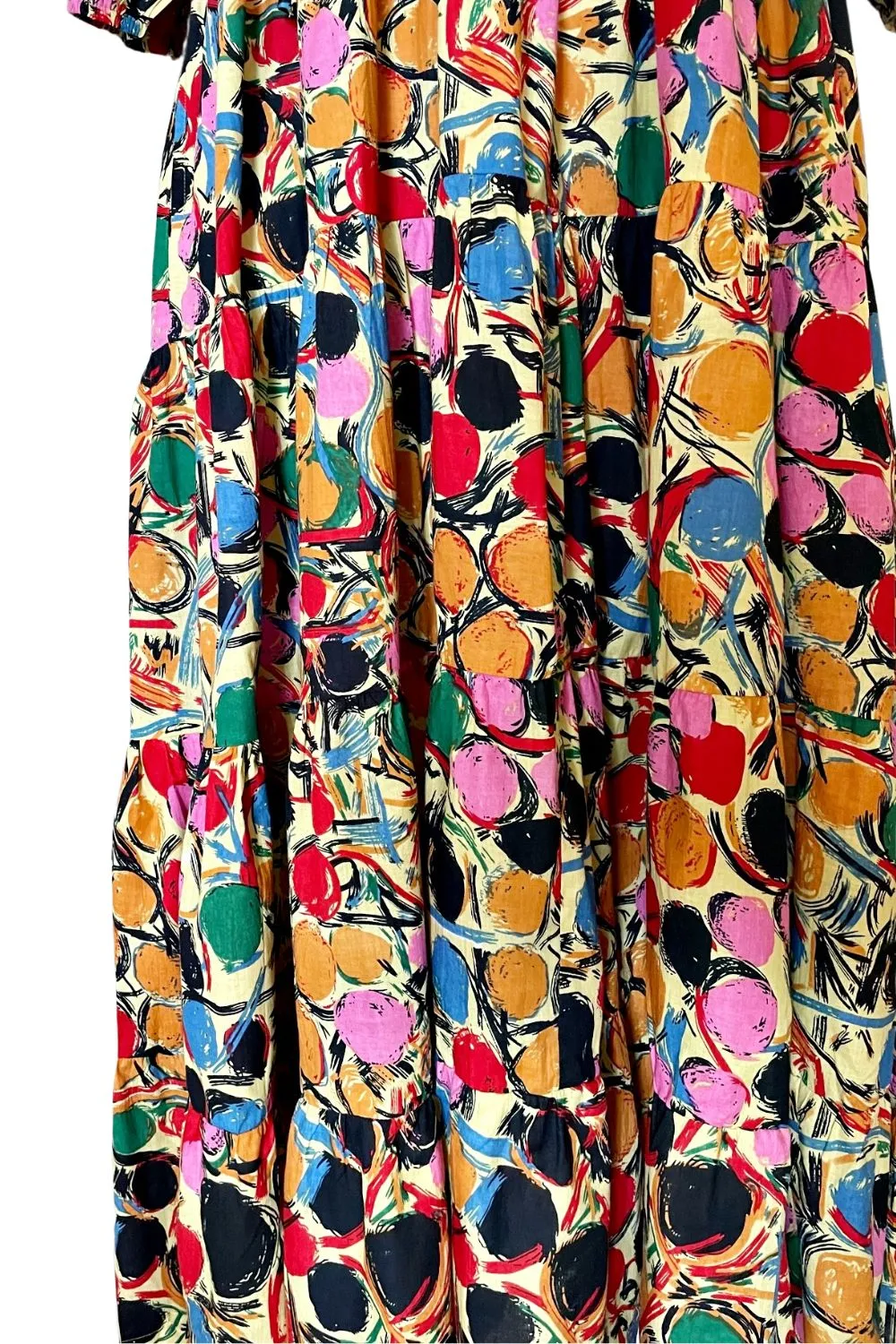 ROSELLE HALCYON MIDI DRESS AIRWAVES