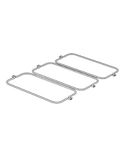Rubbermaid Executive Triple Waste Wire Bag Divider