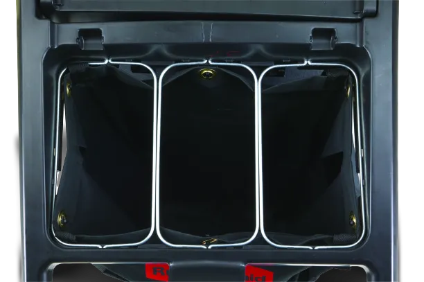Rubbermaid Executive Triple Waste Wire Bag Divider