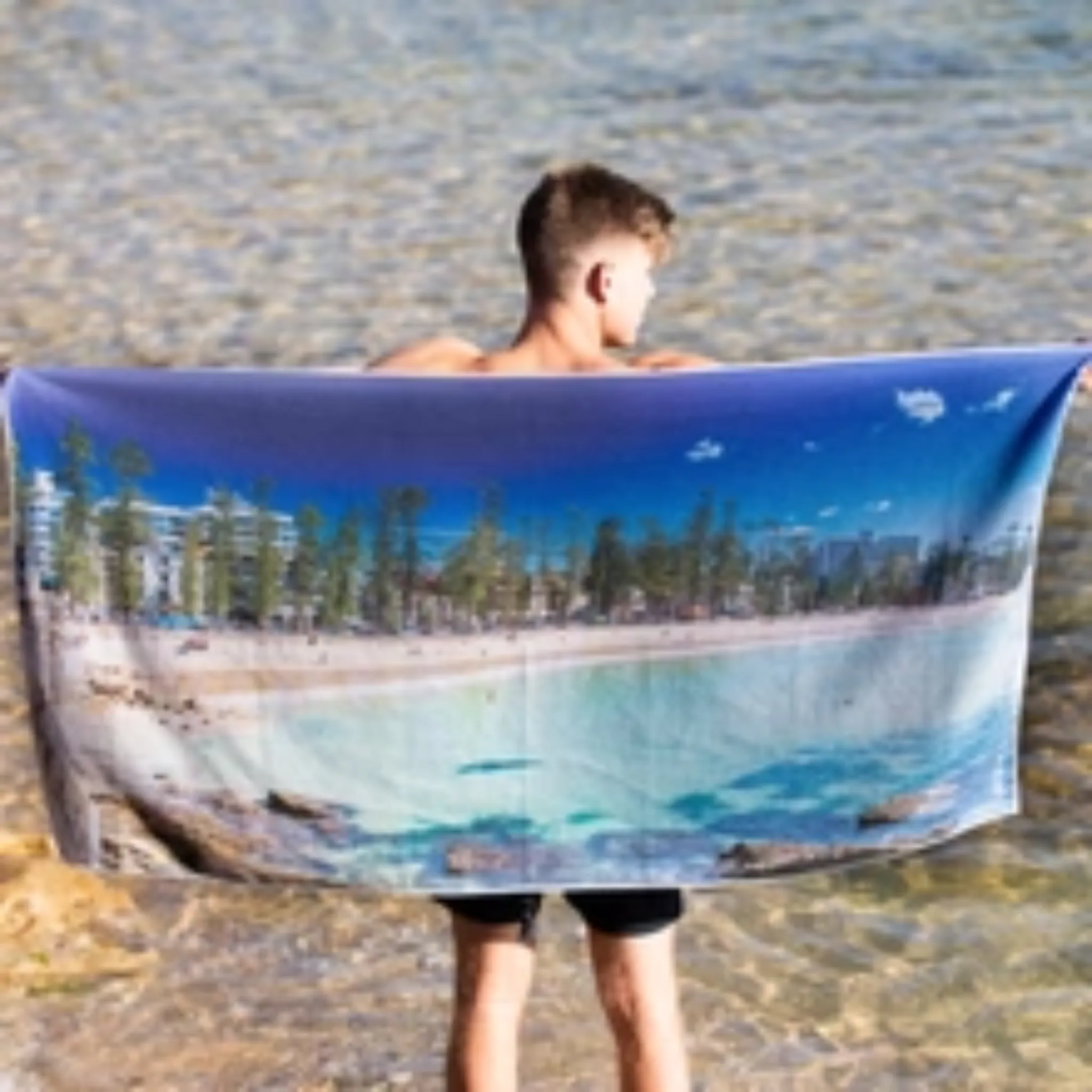 Sand Free Beach Towel Manly Moments by Destination Towels