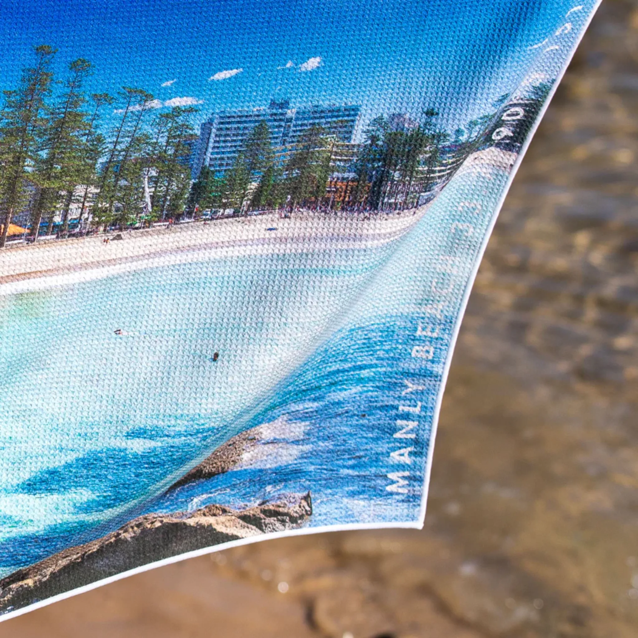 Sand Free Beach Towel Manly Moments by Destination Towels