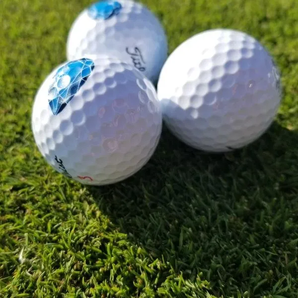 Sapphire Gemstone Graphic Titleist Golf Ball - Pack of 3