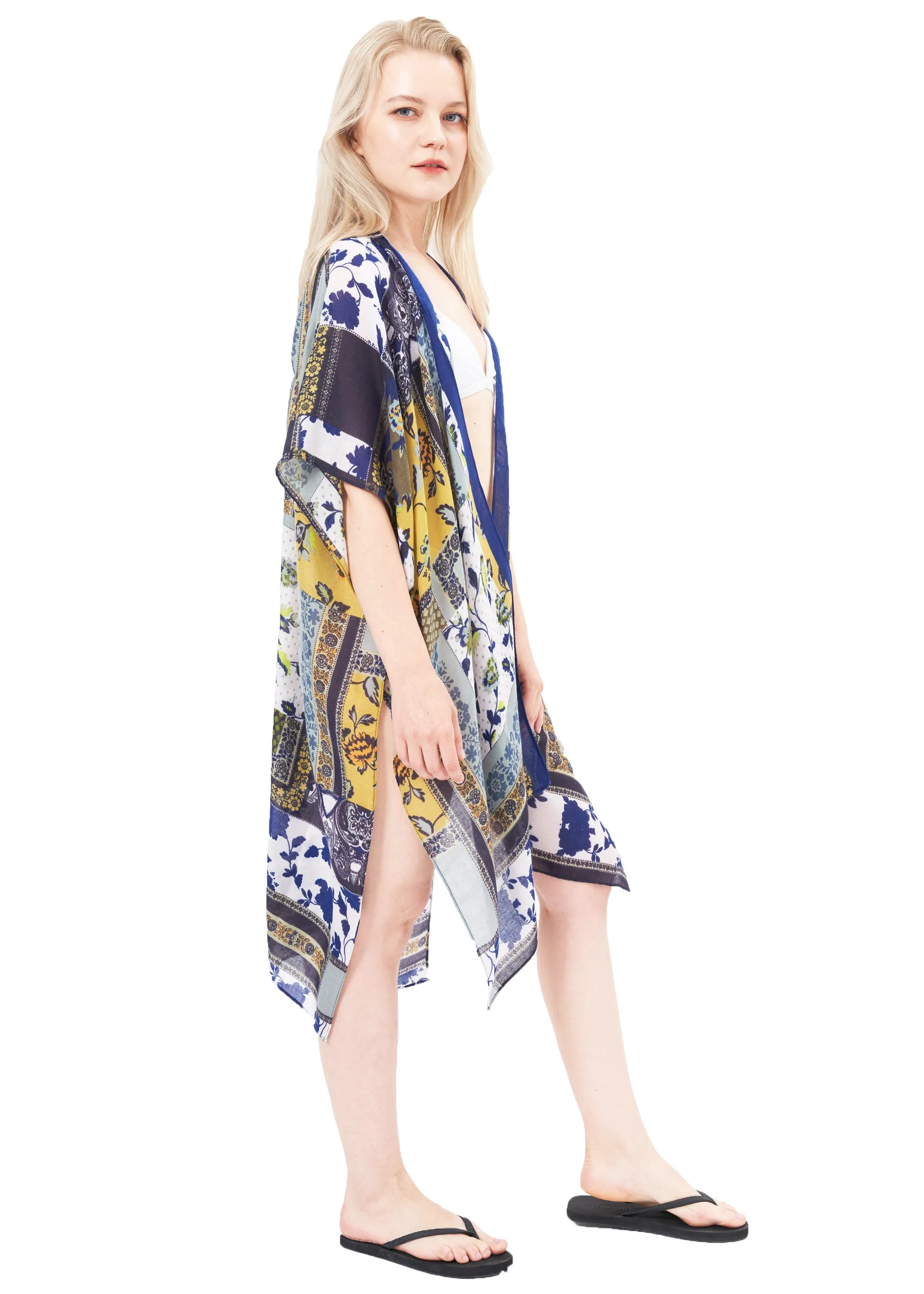 Save The Ocean Sustainable Mixed media Kimono