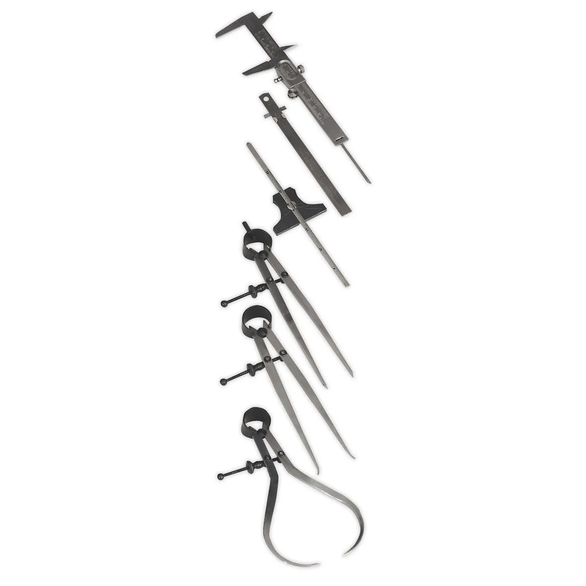 Sealey Professional Measuring Tool Set 6pc