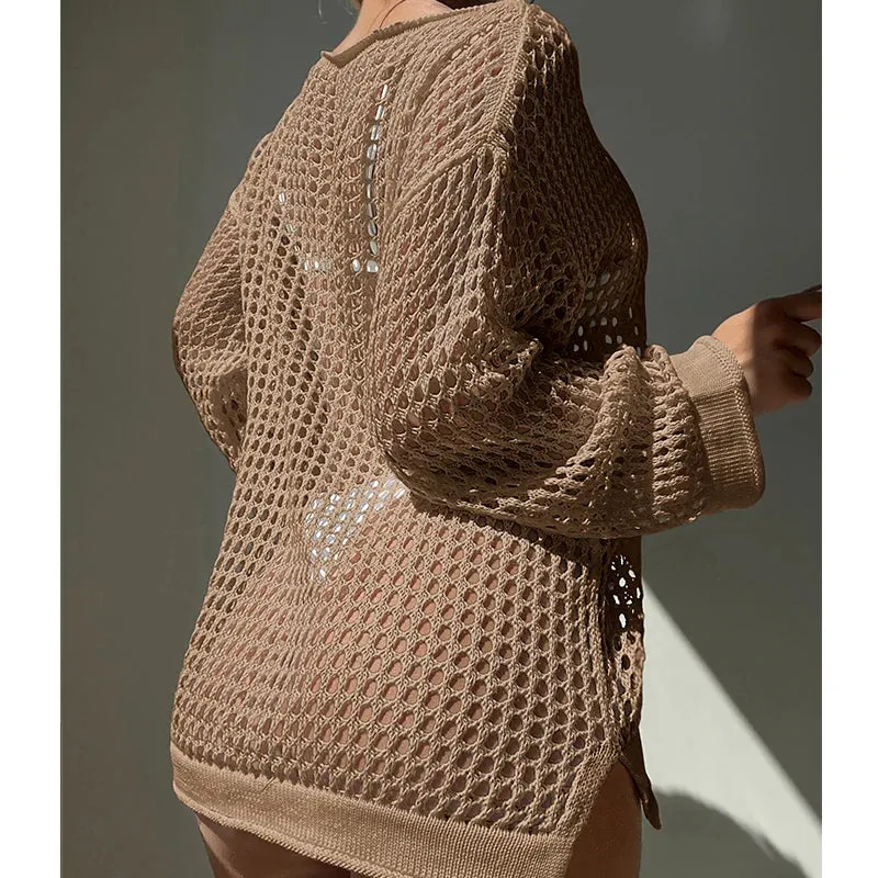 Sexy Knit Beach Cover Up