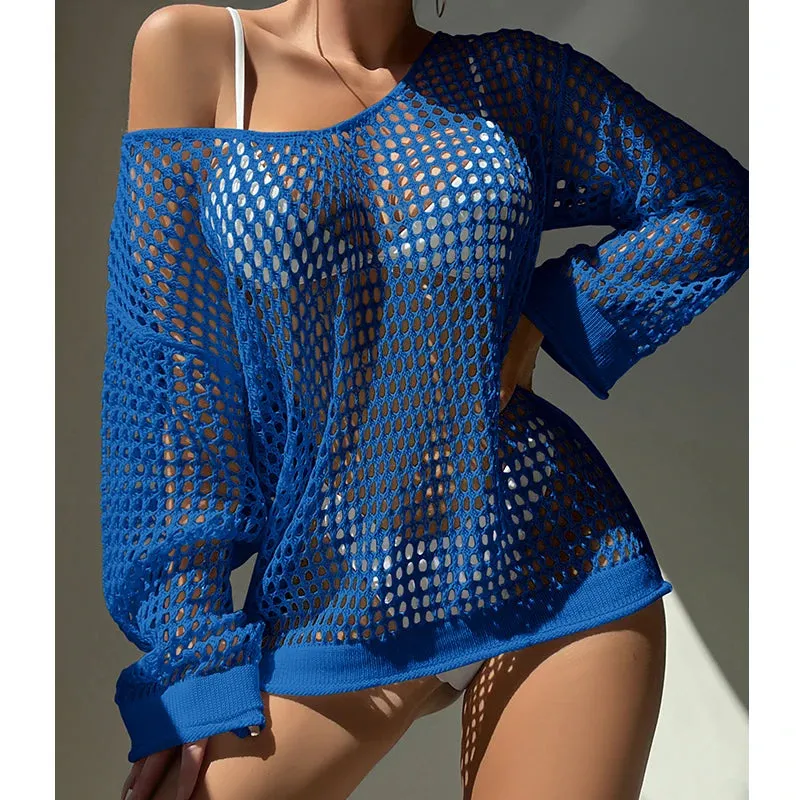 Sexy Knit Beach Cover Up