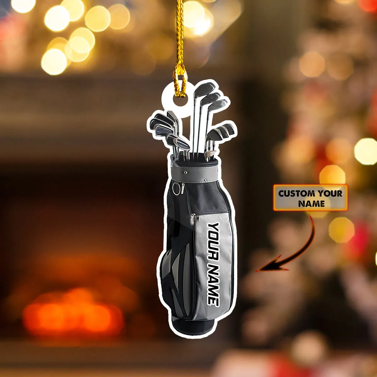 Shaped Ornament - Golf Clubs - HN95