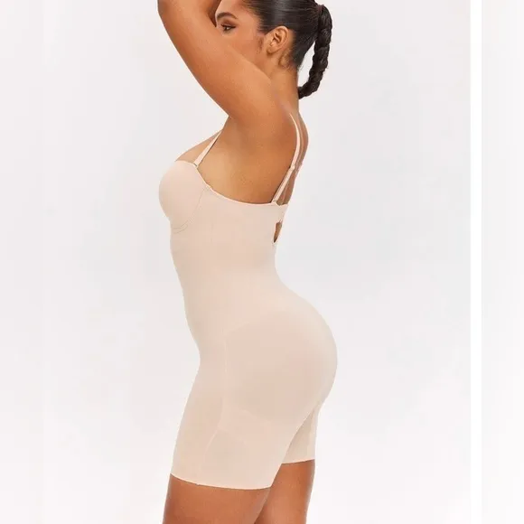 She’s Waisted NWT Push Up Bra &amp; Bodysuit Shorts size XXL