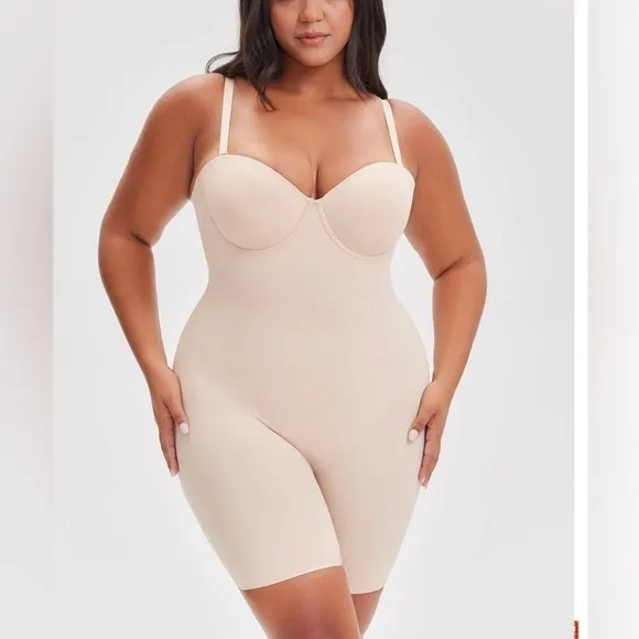 She’s Waisted NWT Push Up Bra &amp; Bodysuit Shorts size XXL