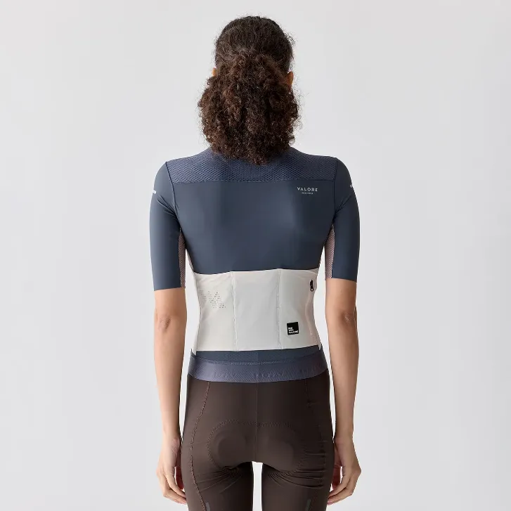 SHORT SLEEVE JERSEY WOMENS STRAORDINARIO MARBLE BLUE