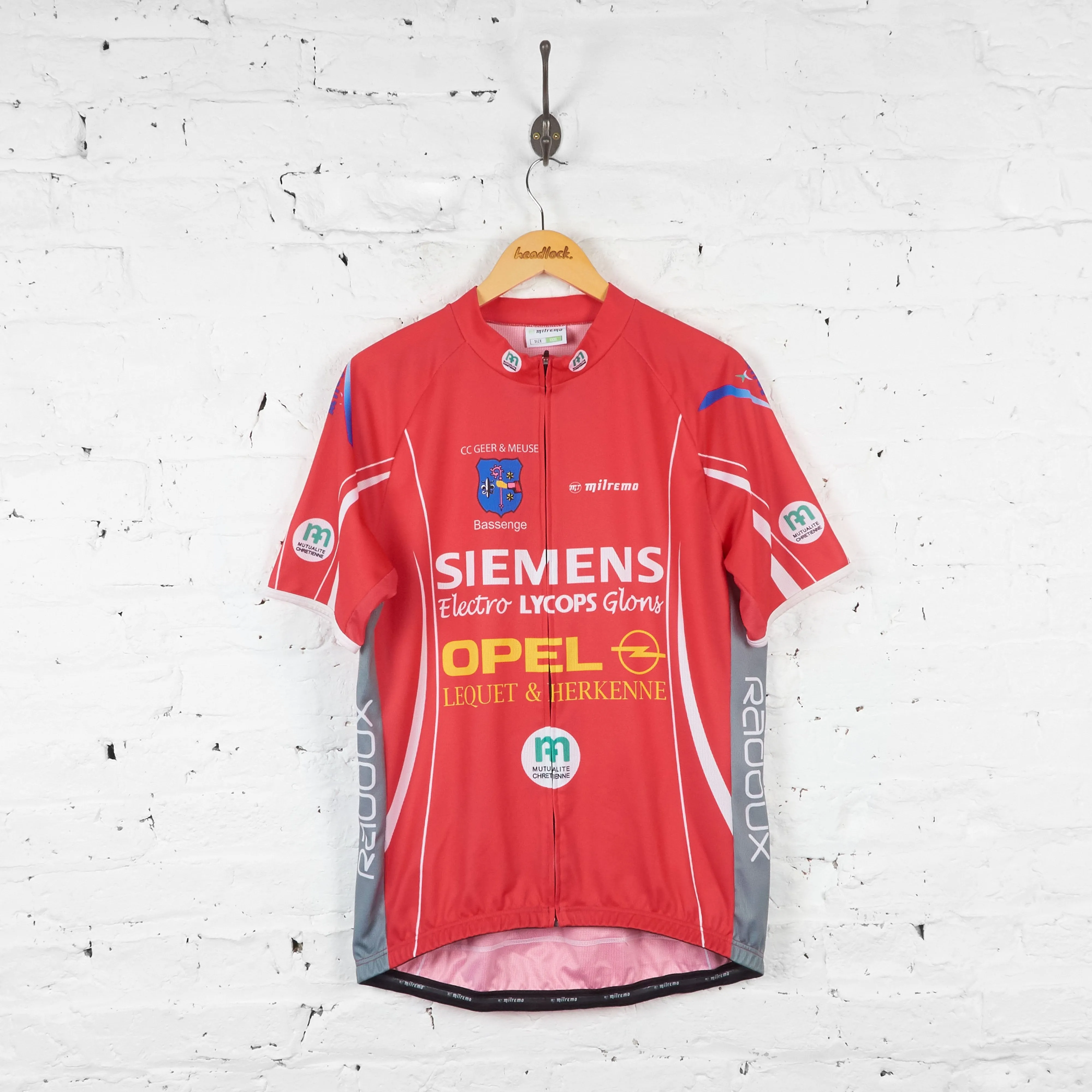 Siemens Opel Cycling Jersey - Red - XXXL