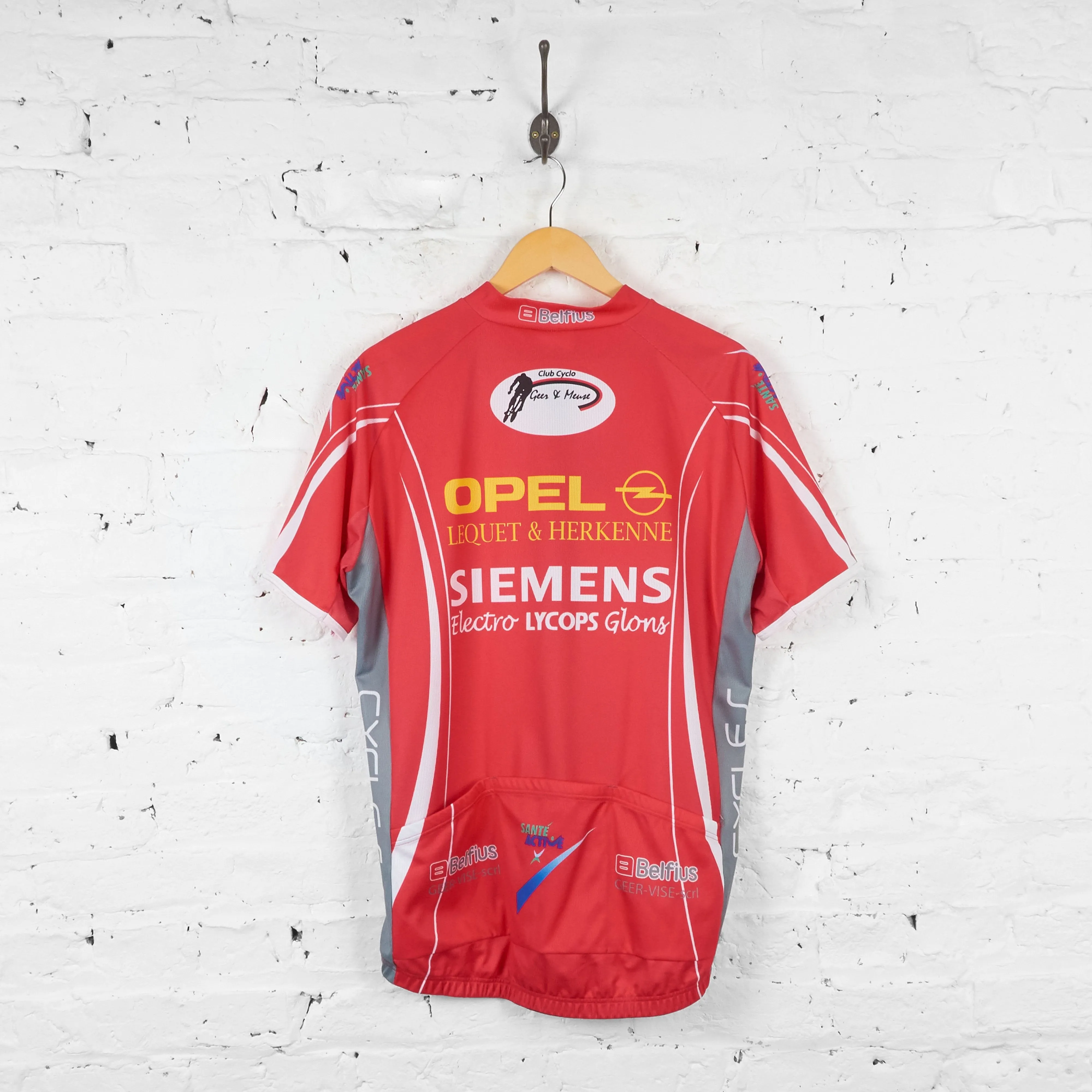 Siemens Opel Cycling Jersey - Red - XXXL