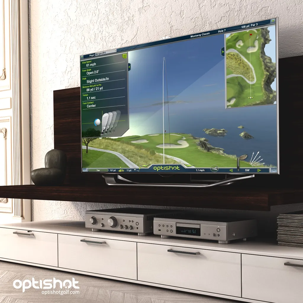 Simulador Optishot con Tapete - Golf In A Box
