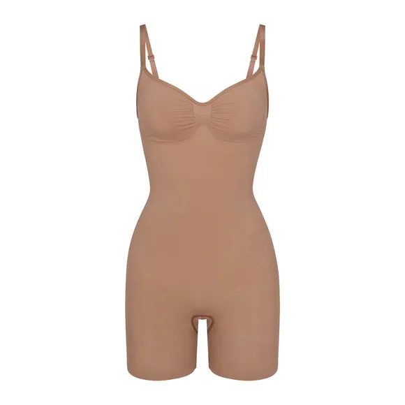 SKIMS Mid Thigh Adjustable Strap Bodysuit NEW Small
