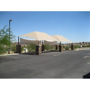 Slant Hip Shade Structure