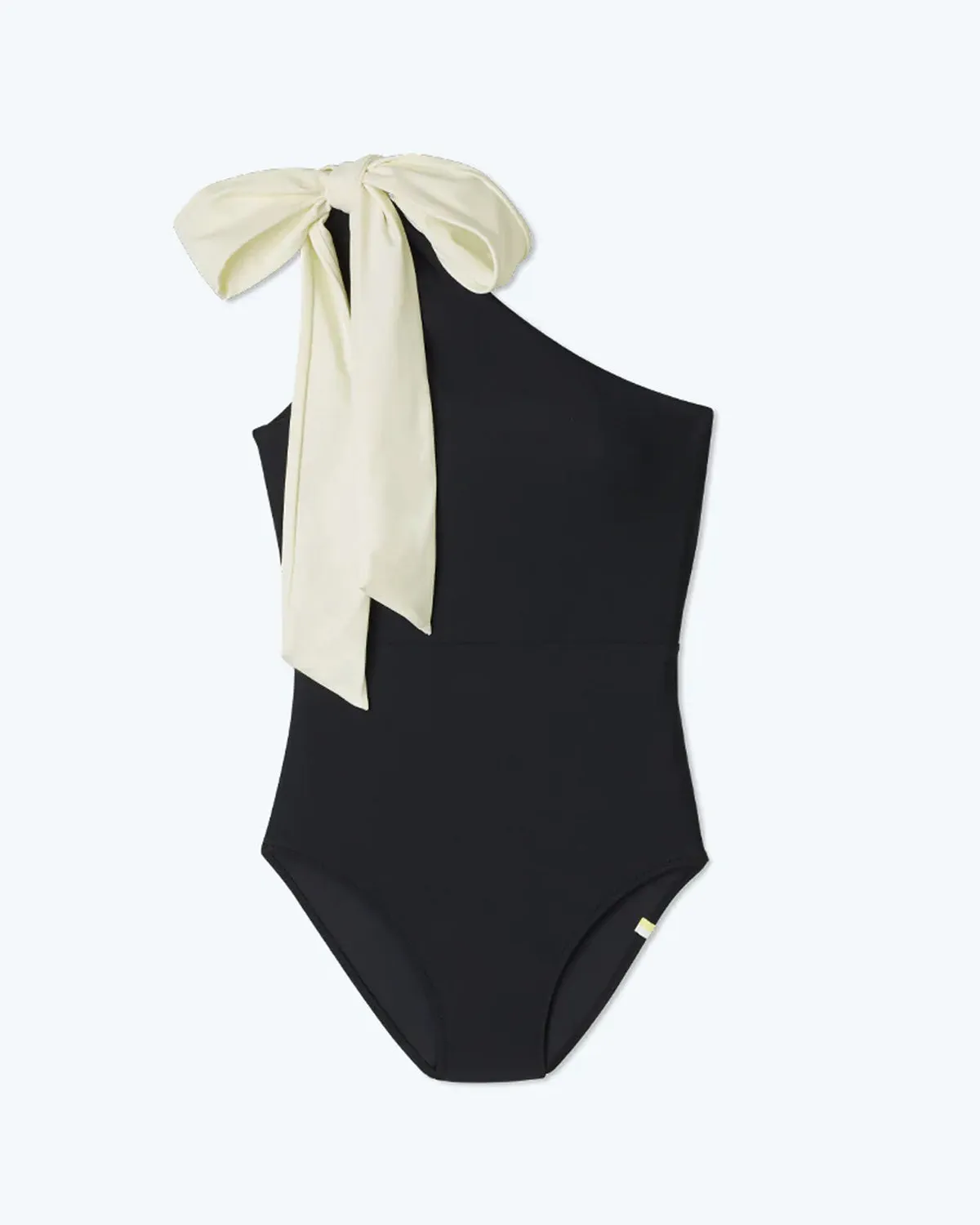 SLIM® Bow-Shoulder Ruched Sidestroke