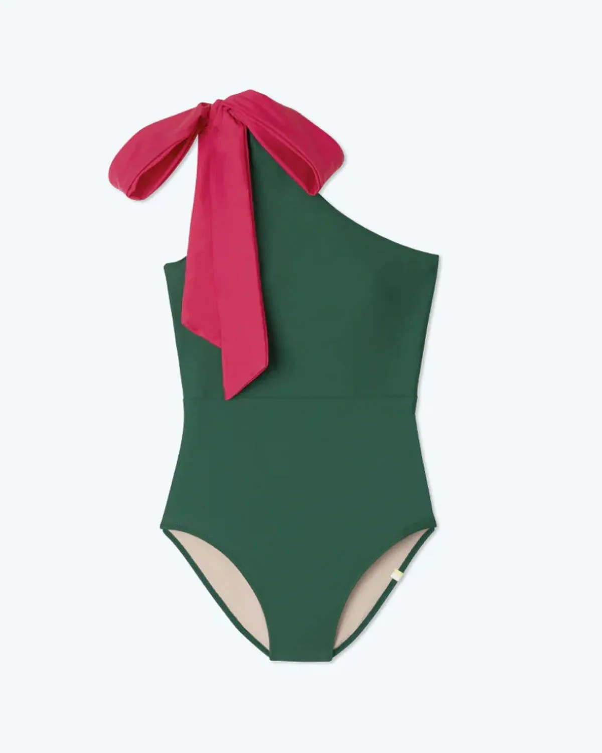 SLIM® Bow-Shoulder Ruched Sidestroke