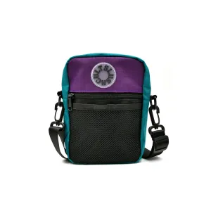 Slushcult Anywhere Nylon Side Bag - Teal/Purple