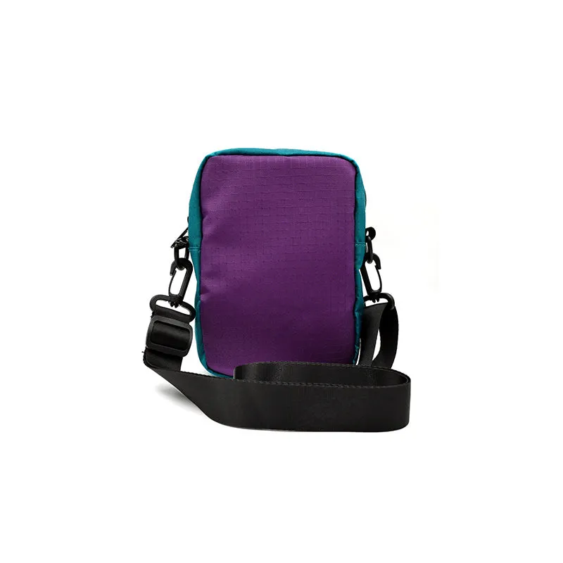Slushcult Anywhere Nylon Side Bag - Teal/Purple