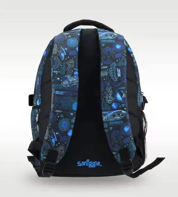 Smiggle Brand Astronaut Space World Themed School Bag | Grade 2 & 3 (467521)