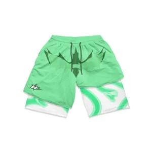 Snake Sage Compression Shorts