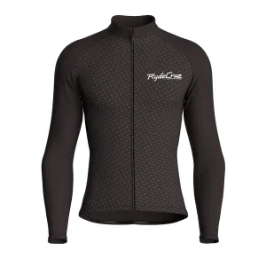 Stellar Grid | Dark Brown Male Long Sleeves Jersey