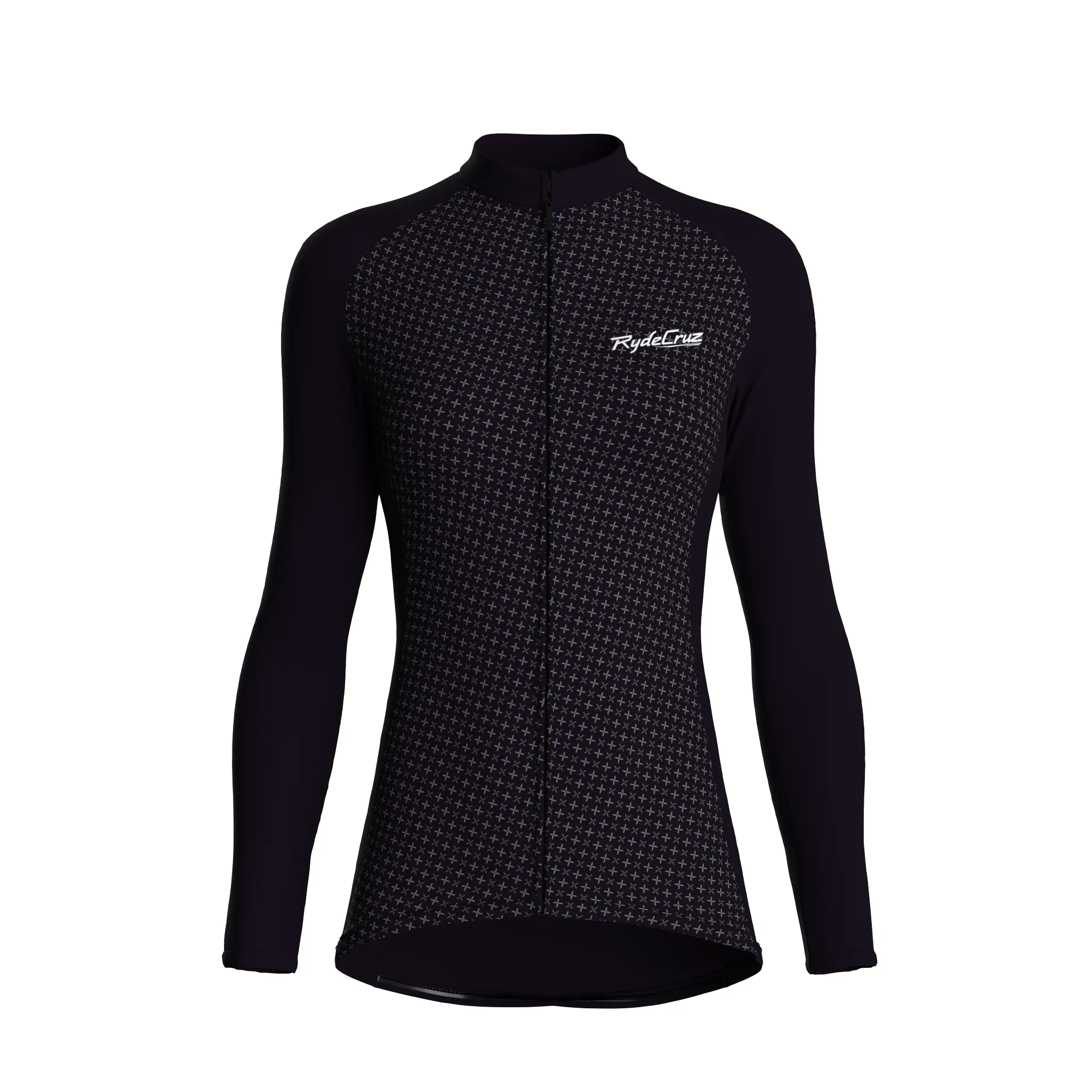 Stellar Grid | Dark Purple Female Long Sleeves Jersey