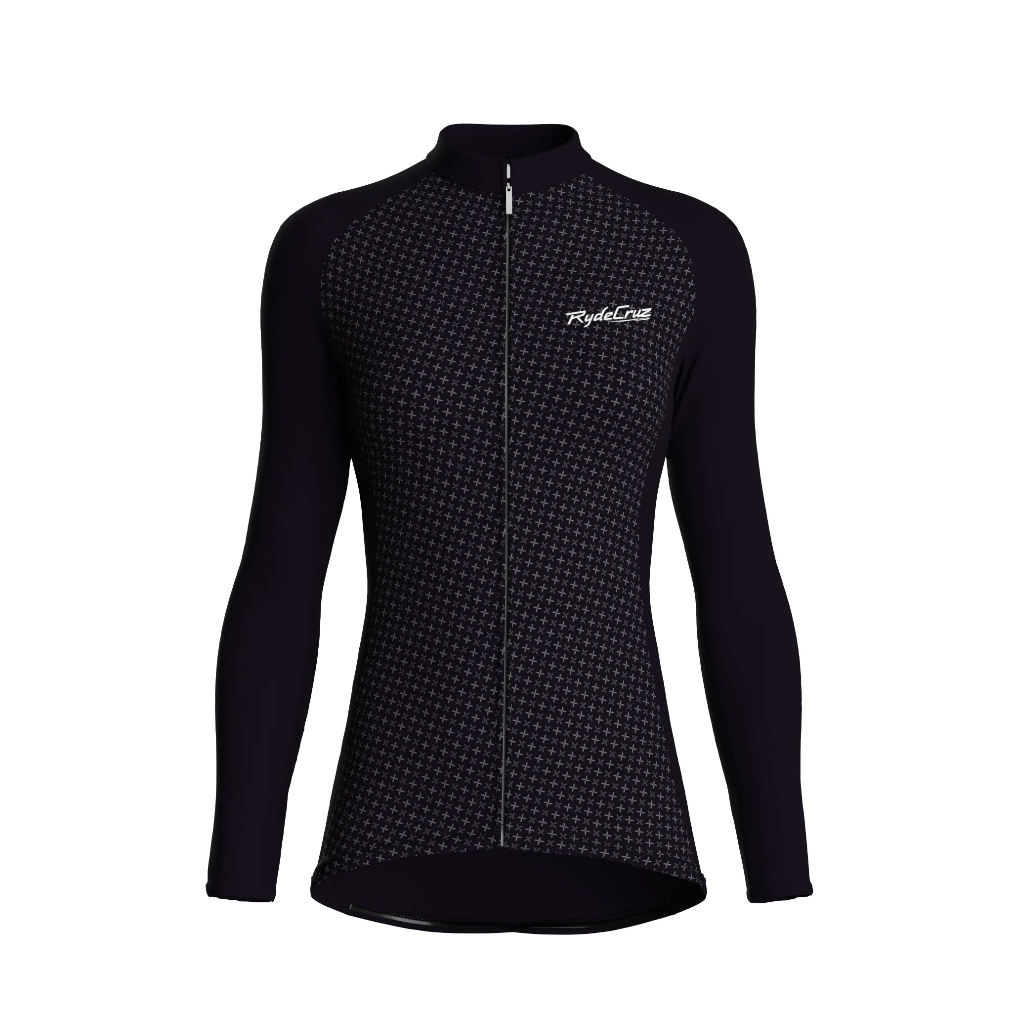 Stellar Grid | Dark Purple Female Long Sleeves Jersey