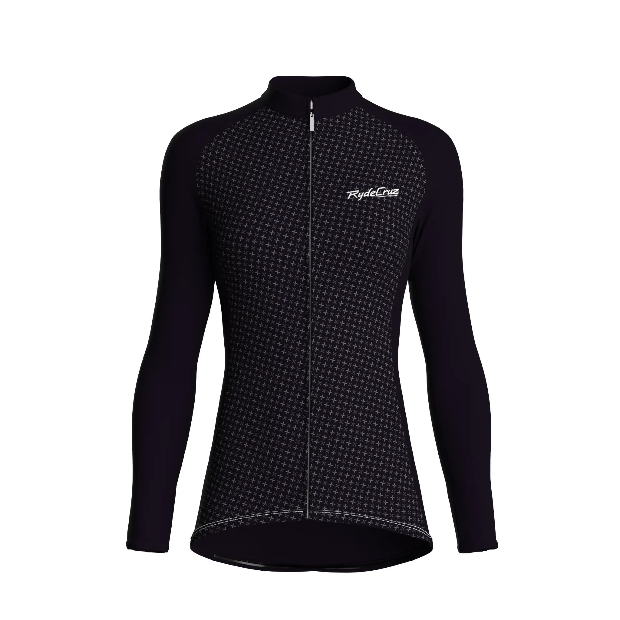 Stellar Grid | Dark Purple Female Long Sleeves Jersey