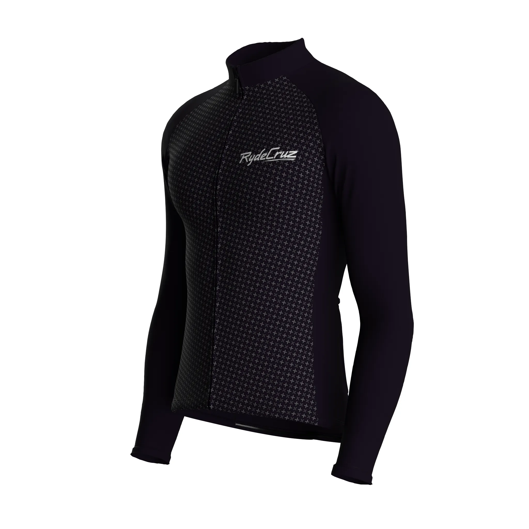 Stellar Grid | Dark Purple Male Long Sleeves Jersey