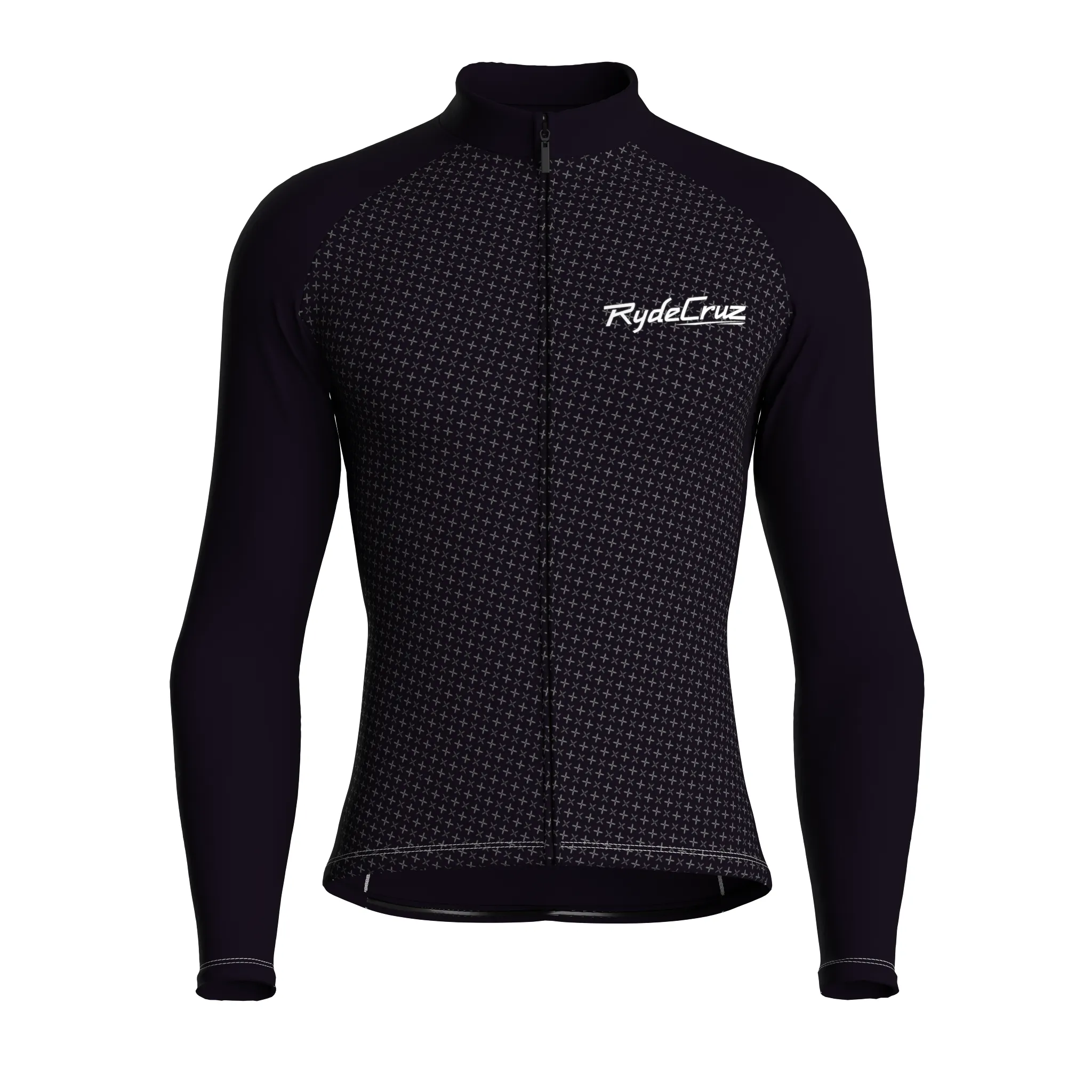 Stellar Grid | Dark Purple Male Long Sleeves Jersey
