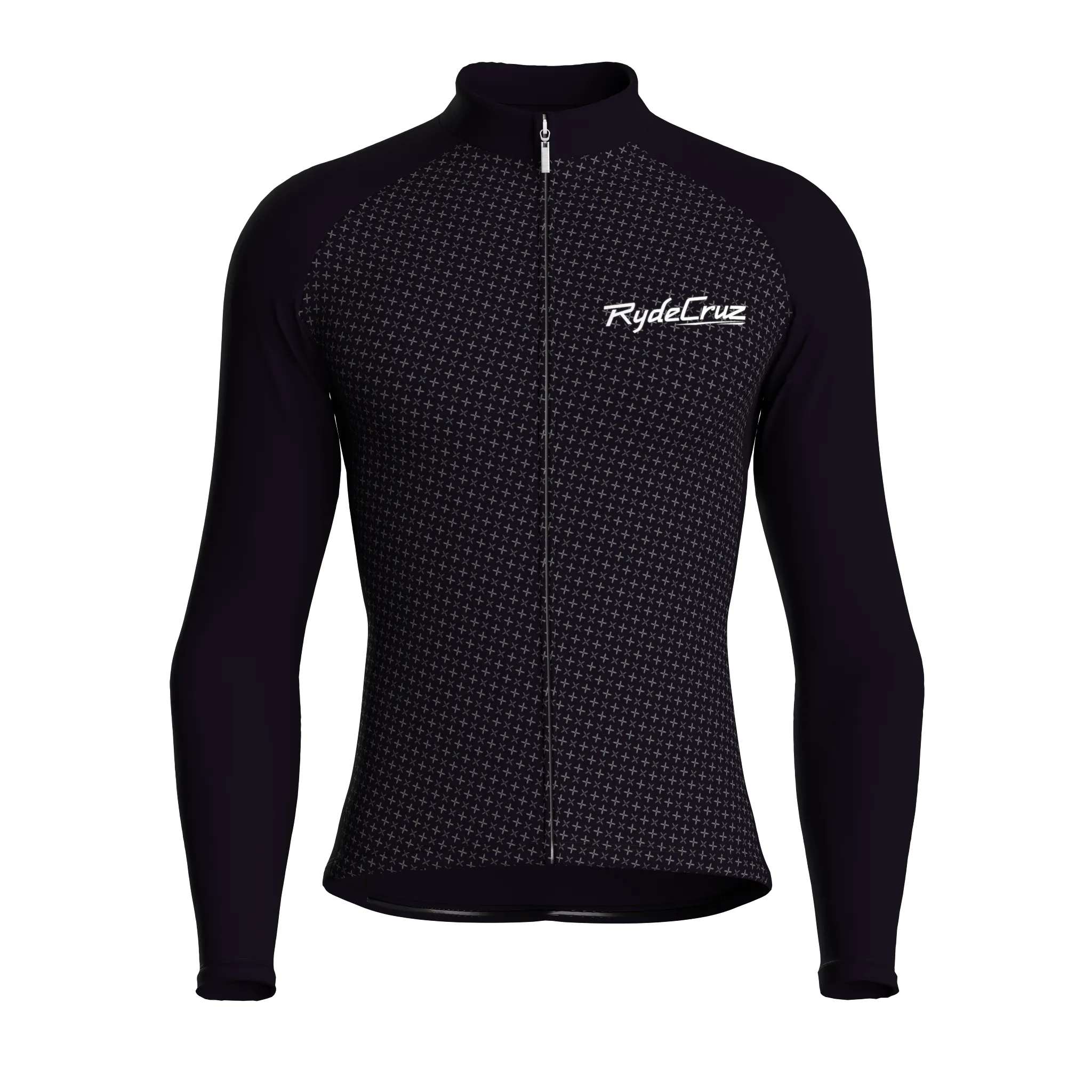 Stellar Grid | Dark Purple Male Long Sleeves Jersey