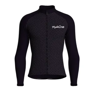 Stellar Grid | Dark Purple Male Long Sleeves Jersey