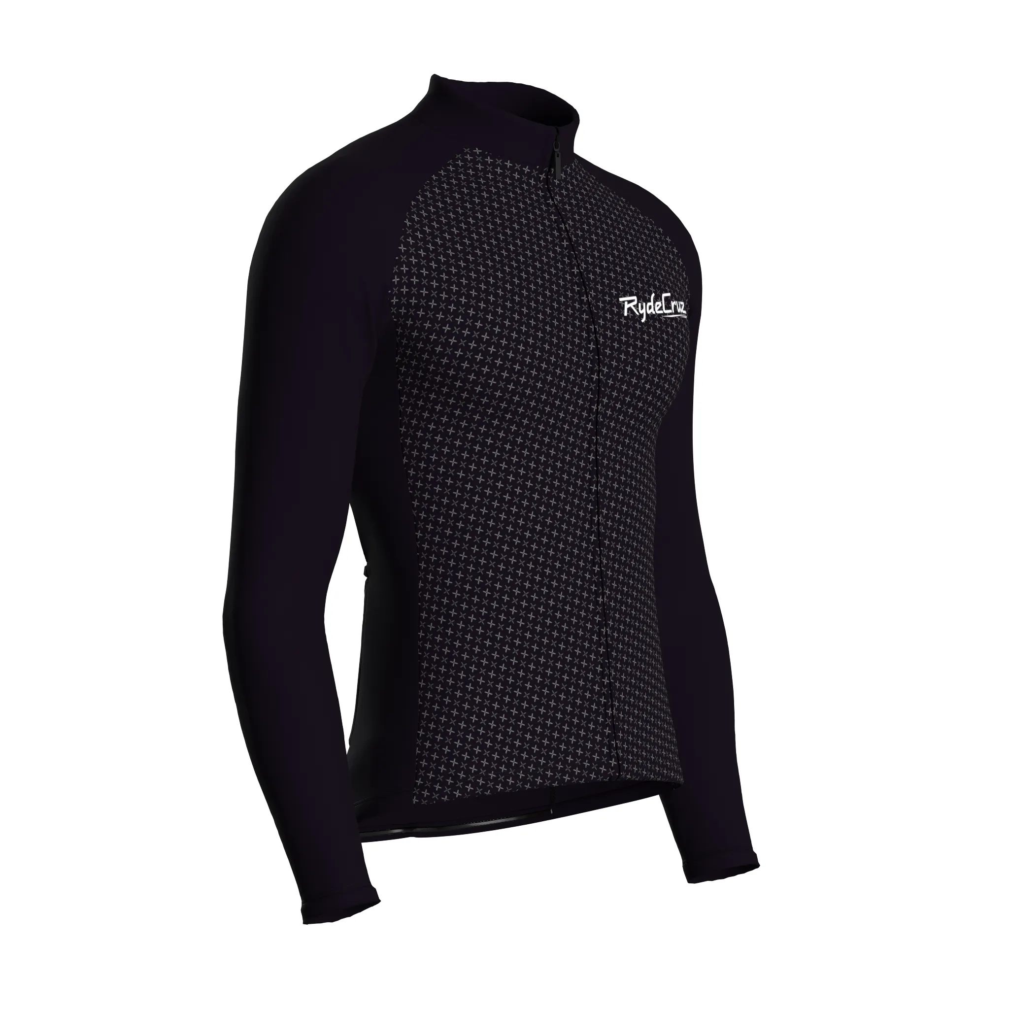 Stellar Grid | Dark Purple Male Long Sleeves Jersey