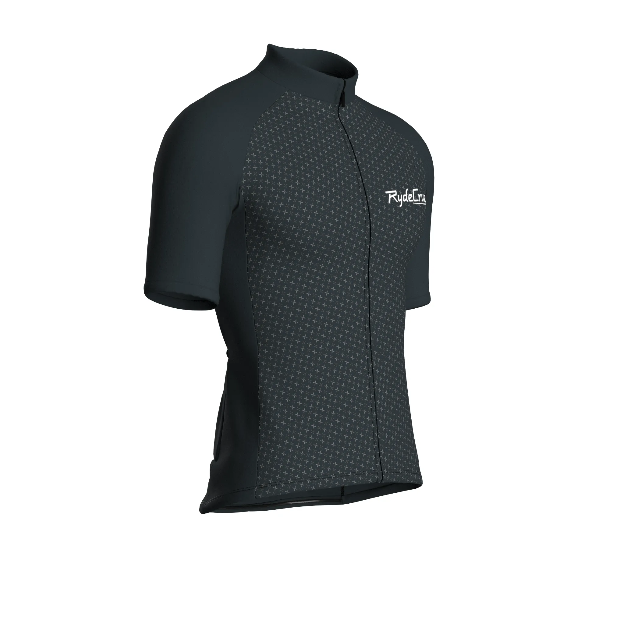 Stellar Grid | Gunmetal Gray Male Short Sleeves Jersey