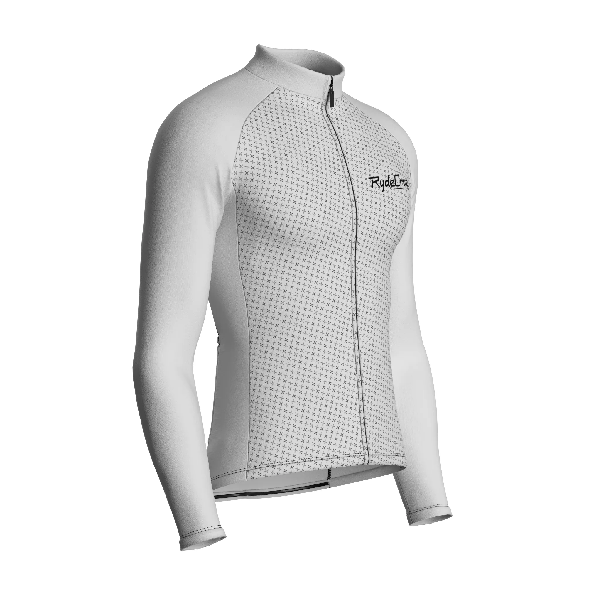 Stellar Grid | Light Gray Male Long Sleeves Jersey