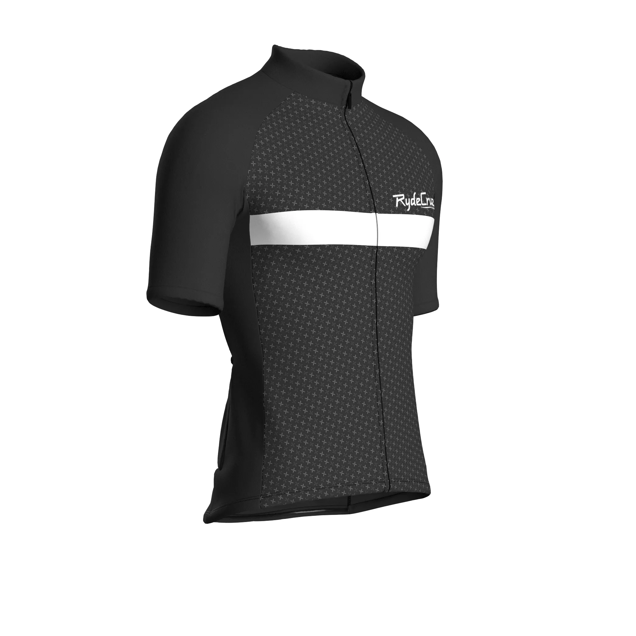 Stripe Dynamics | Charcoal Gray Male Short Sleeves Jersey