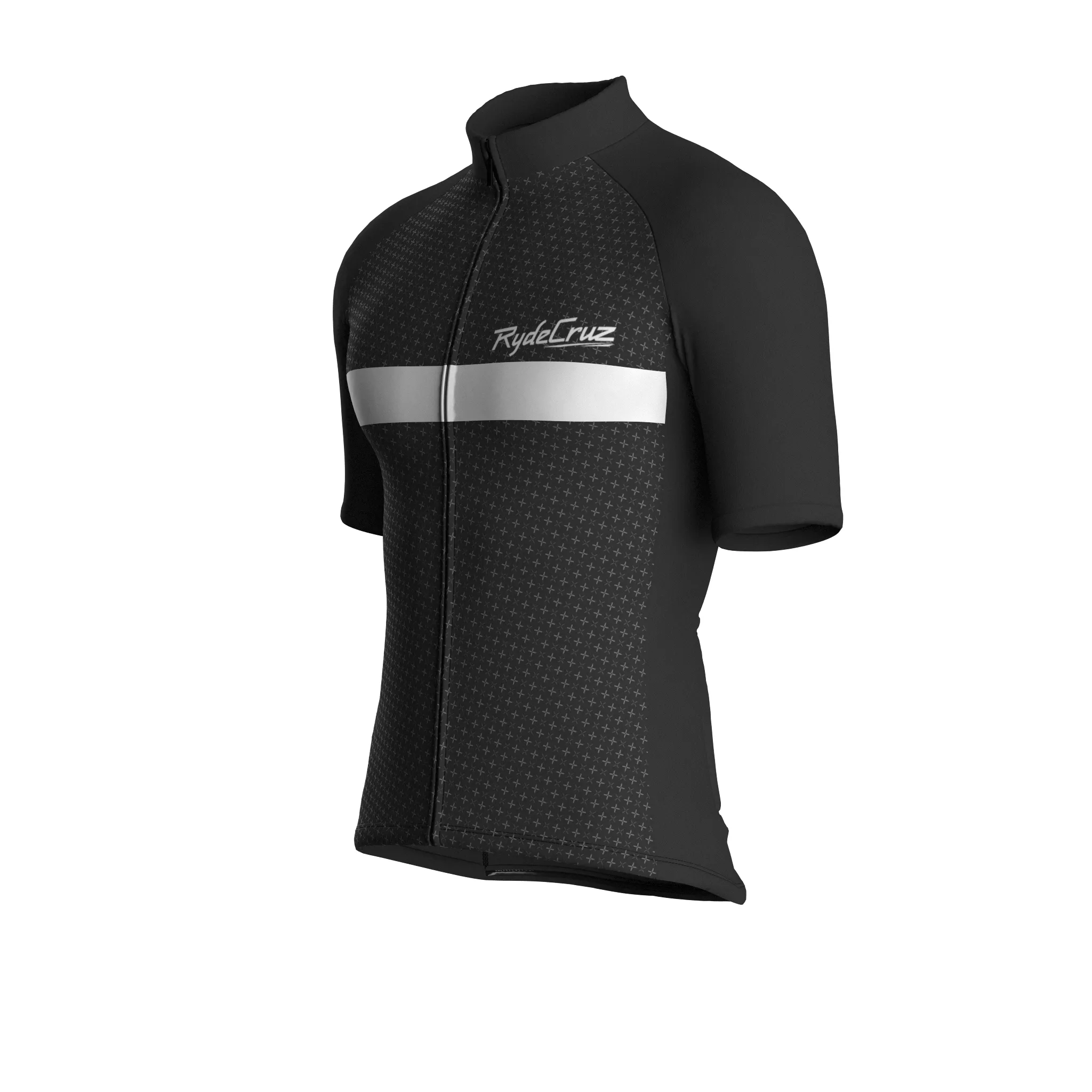 Stripe Dynamics | Charcoal Gray Male Short Sleeves Jersey