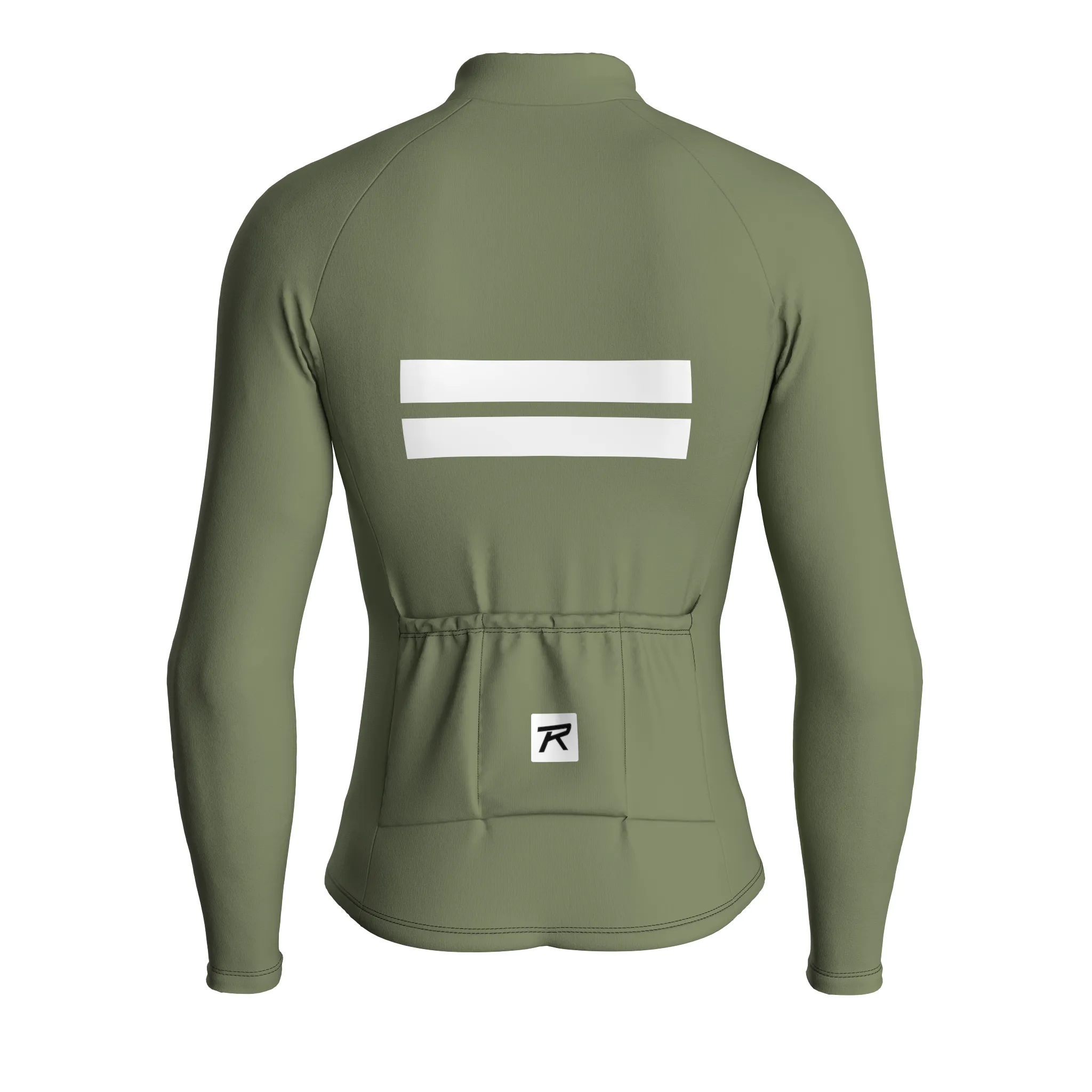 Stripe Dynamics | Dark Khaki Male Long Sleeves Jersey