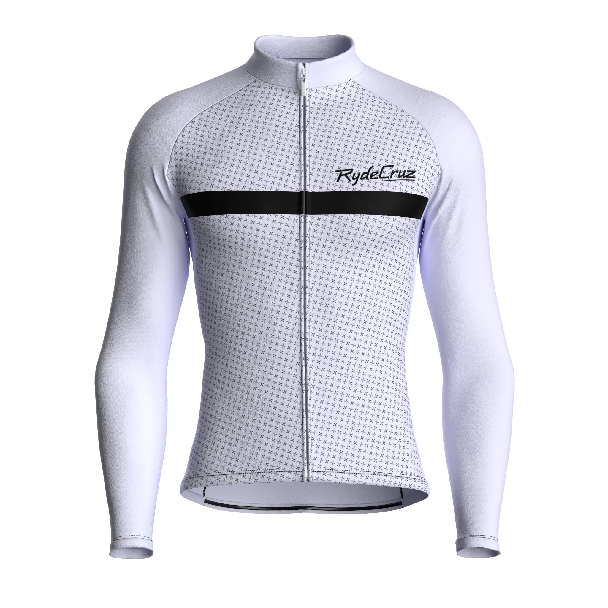 Stripe Dynamics | Mist Blue Male Long Sleeves Jersey