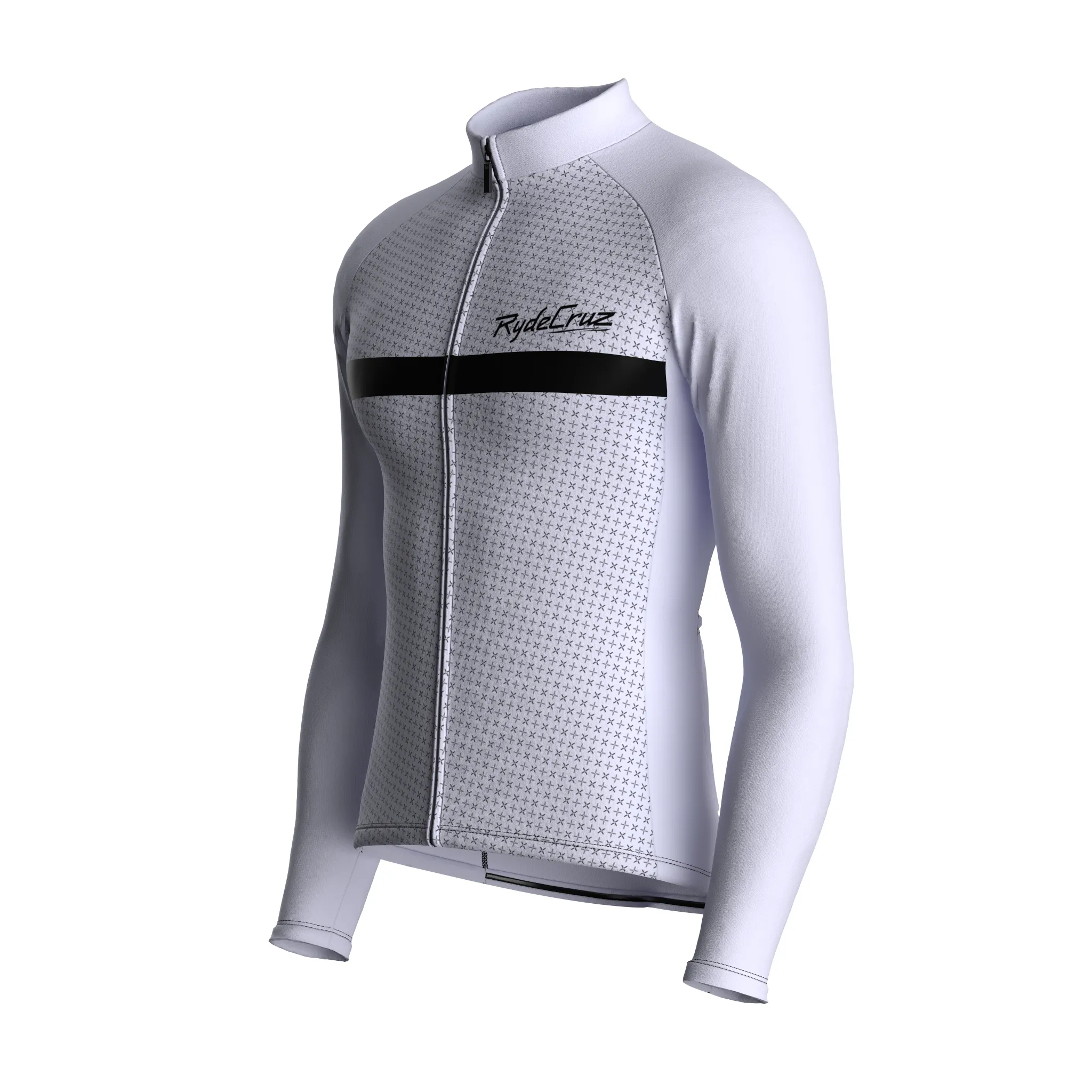 Stripe Dynamics | Mist Blue Male Long Sleeves Jersey