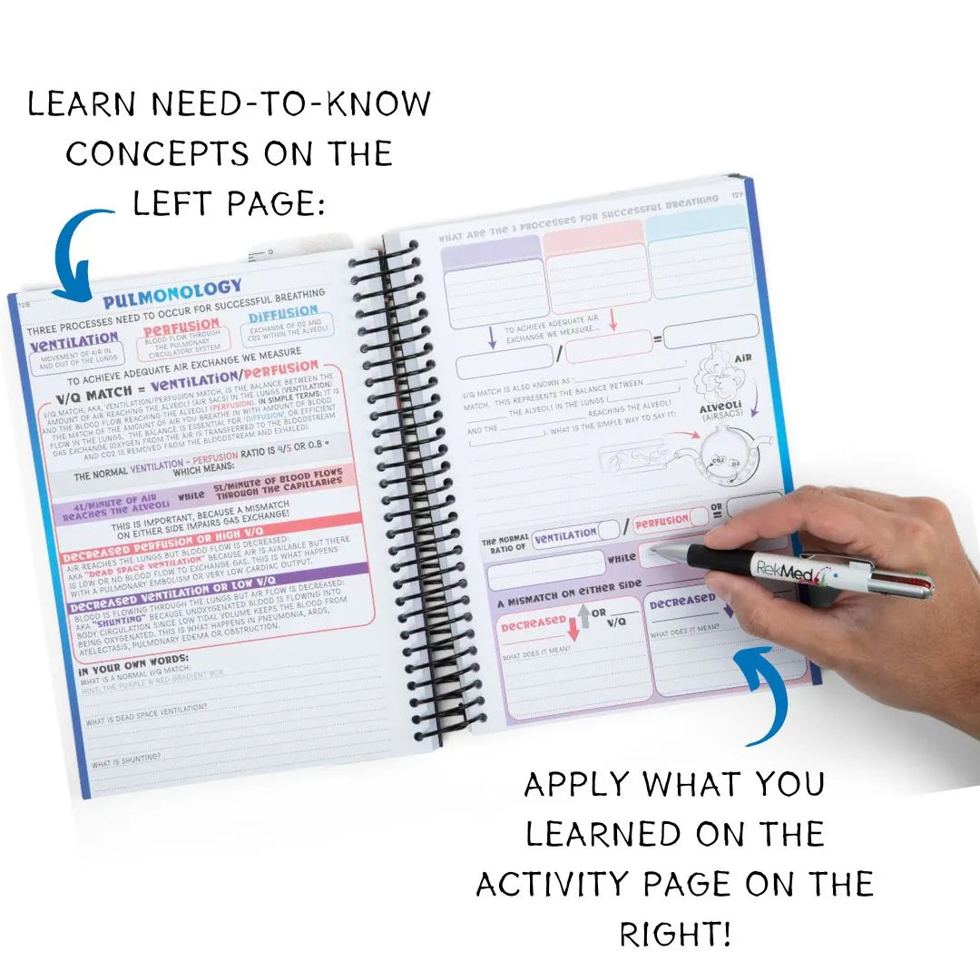Student Review Book with Dry Erase Dividers   RekPlay Student