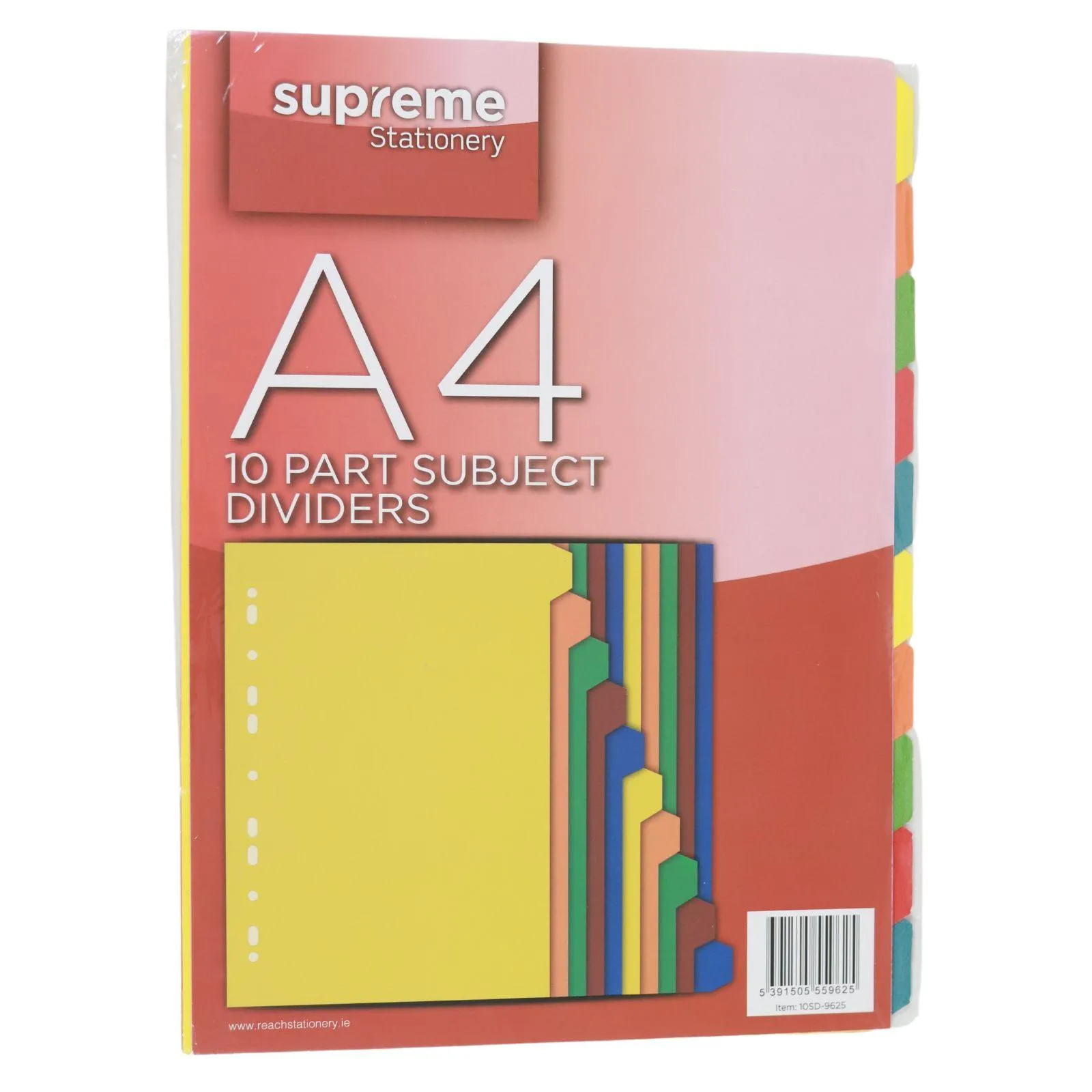 Supreme - 10 Part Subject Dividers