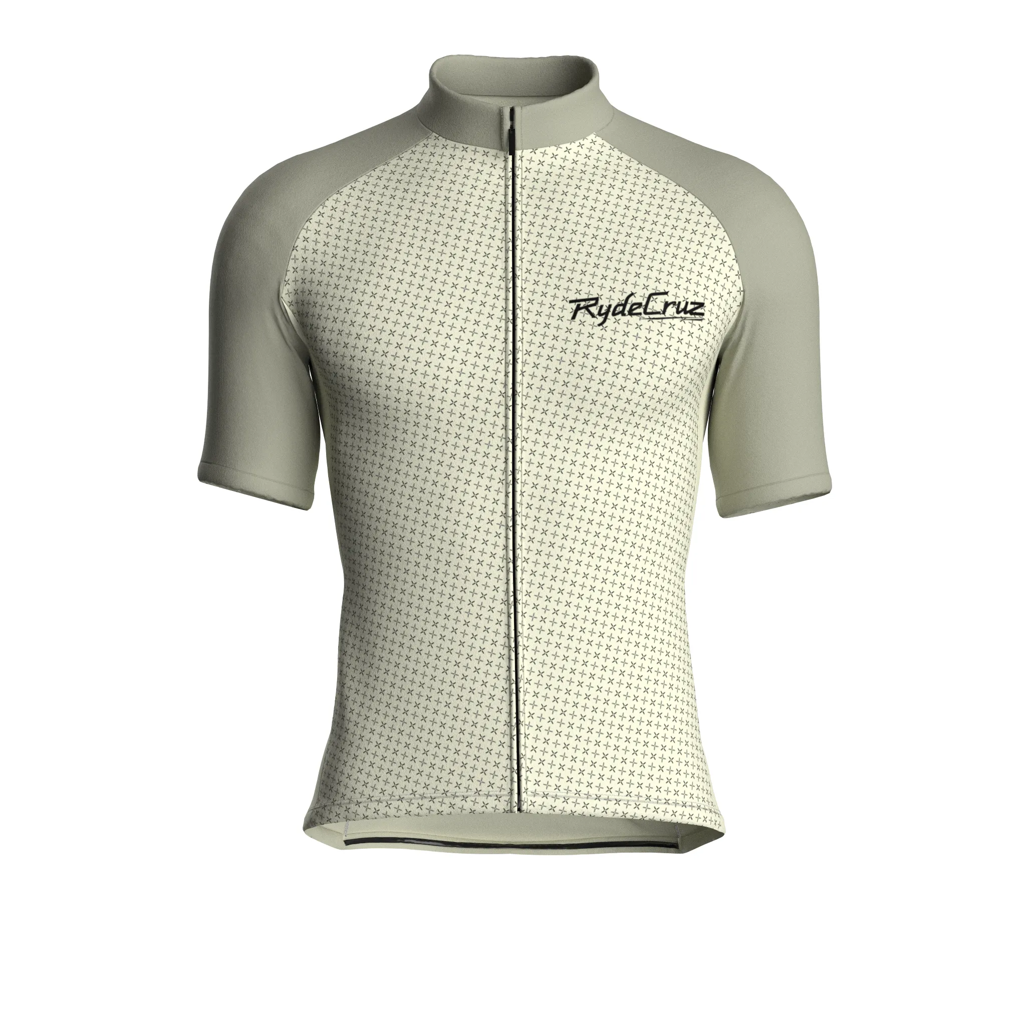 Swift Grid | Beige Male Short Sleeves Jersey