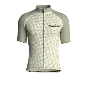 Swift Grid | Beige Male Short Sleeves Jersey